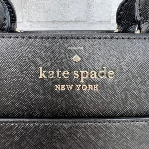 Kate Spade Staci Black Medium Satchel Crossbody - Picture 3 of 9